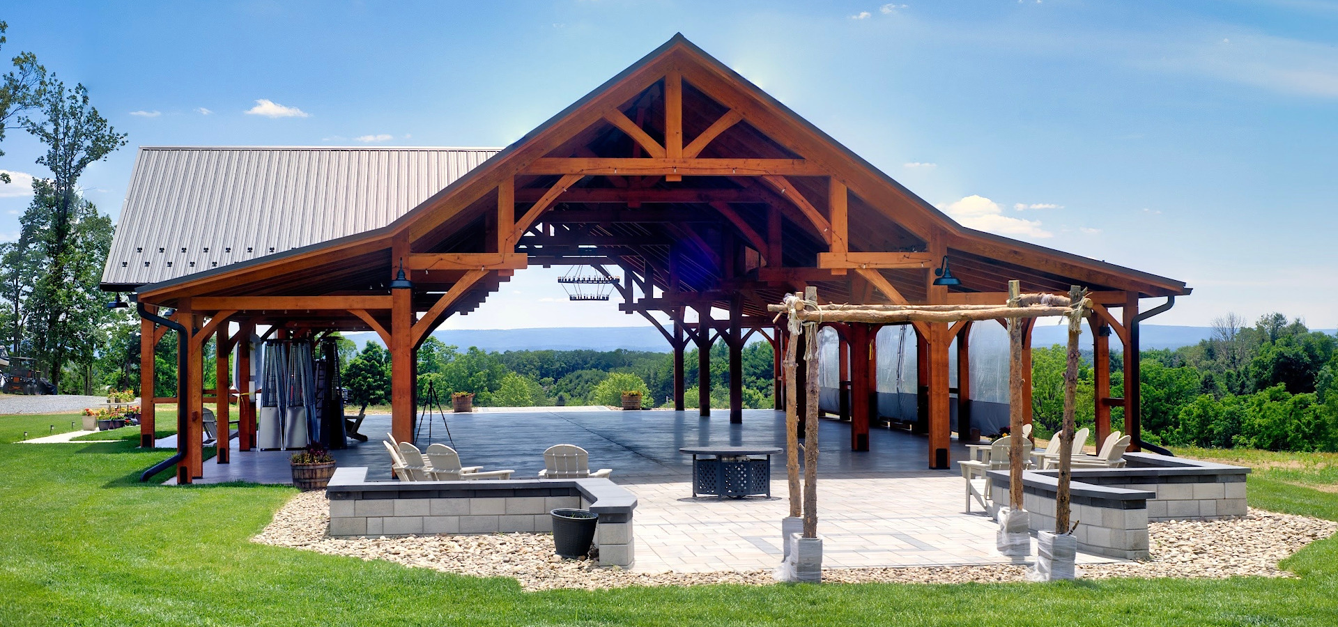 View of venue and valley